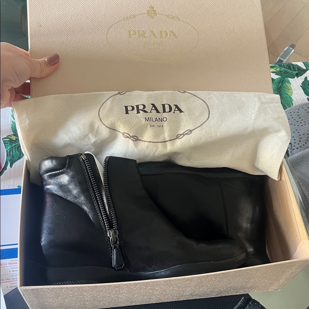 Prada Sport Napa leather booties - Picture 11 of 12